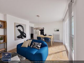  Appartement  vendre 2 pices 49 m