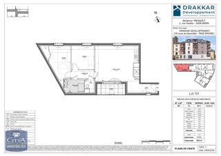  Appartement  vendre 3 pices 74 m