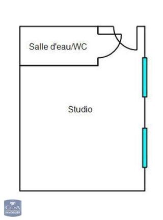  Appartement � vendre 1 pi�ce 14 m�