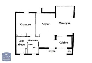  Appartement � vendre 2 pi�ces 43 m�