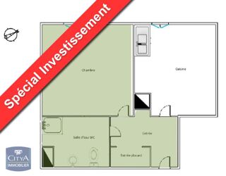  Appartement � vendre 1 pi�ce 26 m�