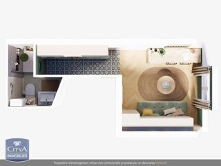  Appartement � vendre 1 pi�ce 15 m�