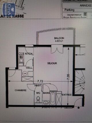  Appartement � vendre 2 pi�ces 50 m�