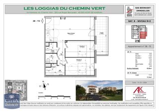  Appartement  vendre 3 pices 68 m