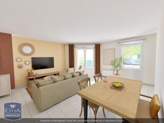  Appartement  vendre 2 pices 46 m