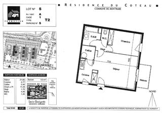  Appartement � vendre 2 pi�ces 47 m�