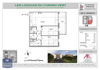  Appartement  vendre 3 pices 68 m