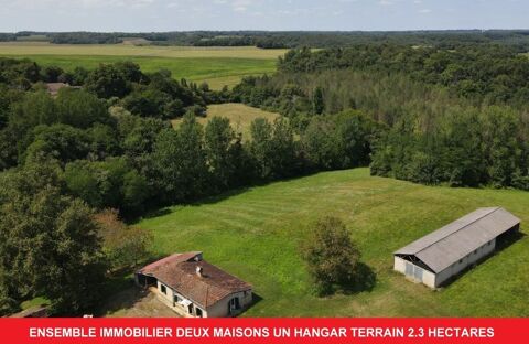   Proprit avec deux maisons et un hangar Maison - 5 pice(s) - 136 m