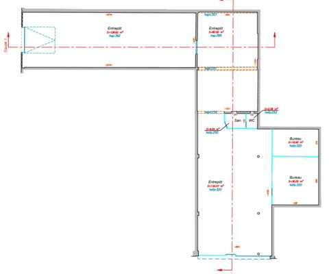 Locaux Commerciaux - A LOUER + DROIT D'ENTREE - 380 m² non divisibles 5001 91390 Morsang sur orge