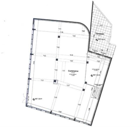   Locaux commerciaux - A VENDRE - 266 m² non divisibles 