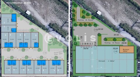 Locaux d'activité - A VENDRE - 3 700 m² divisibles à partir de 1 000 m² 3400000 69330 Jonage