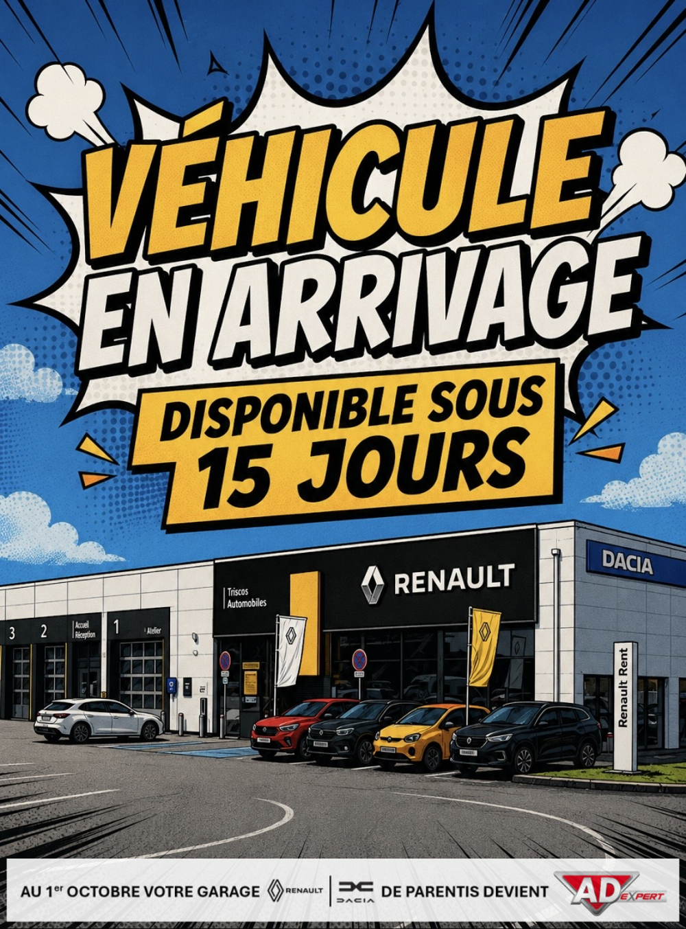 Duster Confort Blue dCi 115 4x2 - SOCIETE - 10500€ HT 2021 occasion 40160 Parentis-en-Born