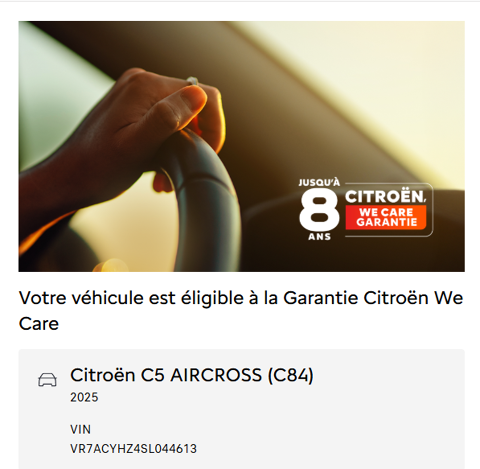 Annonce voiture Citroën C5 aircross 24990 €