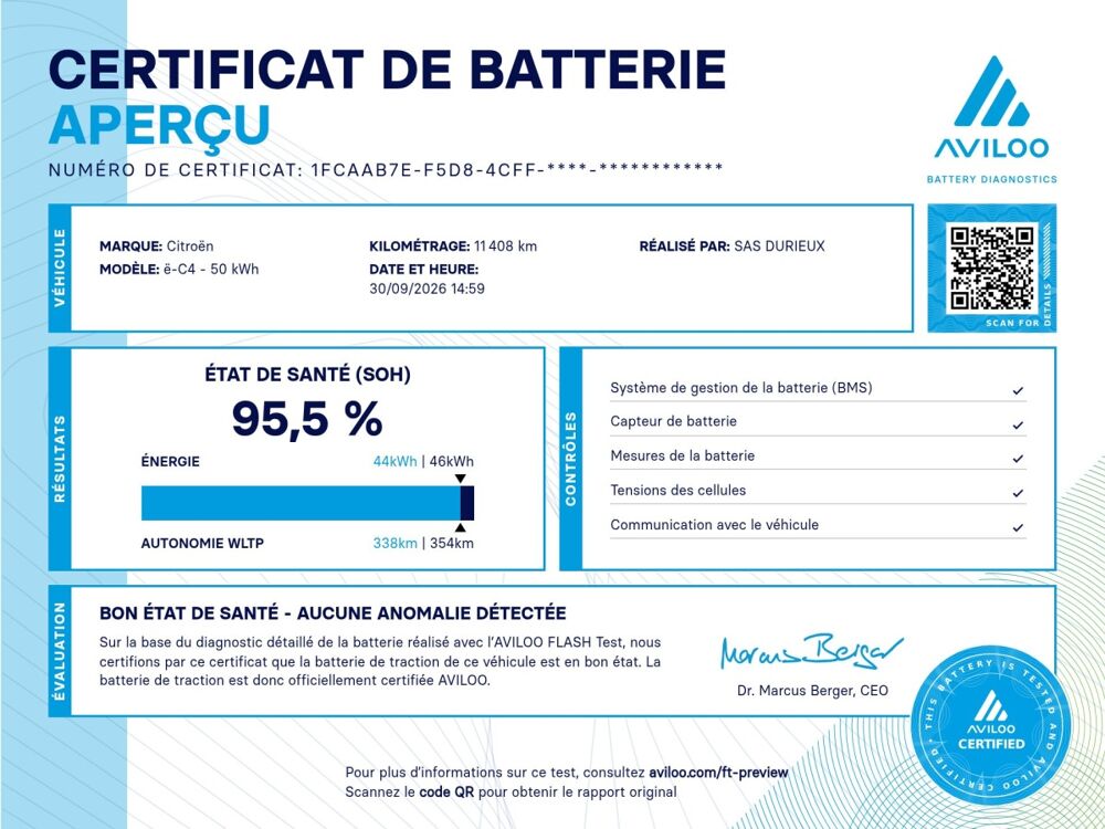 C4 e 136 ch (100 kW) Auto Feel Pack 2022 occasion 38550 Saint-Maurice-l'Exil