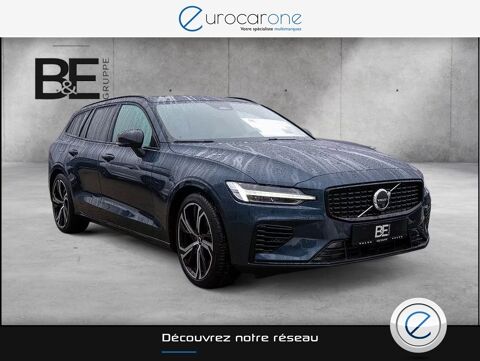 Volvo V60 PHEV T8 AWD Ultra Dark 455 Bowers Wilkins Toit ouvrant Attel 2025 occasion Lyon 69007