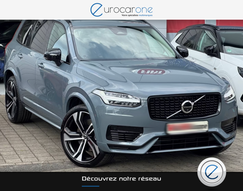 Volvo XC90 T8 Ultra Dark 455 ch - 7 places - Cam&eacute;ra 360 - Harman Kardon 2022 occasion Lyon 69007