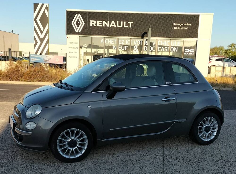 500 C 1.2 8V 69ch Lounge 2 portes Cabriolet (avril 2012) (co2 110) 2011 occasion 34150 Gignac
