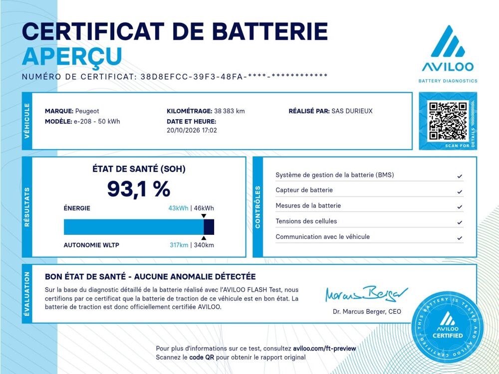 208 Electrique Active Pack 2022 occasion 38550 Saint-Maurice-l'Exil