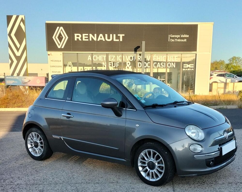 500 C 1.2 8V 69ch Lounge 2 portes Cabriolet (avril 2012) (co2 110) 2011 occasion 34150 Gignac