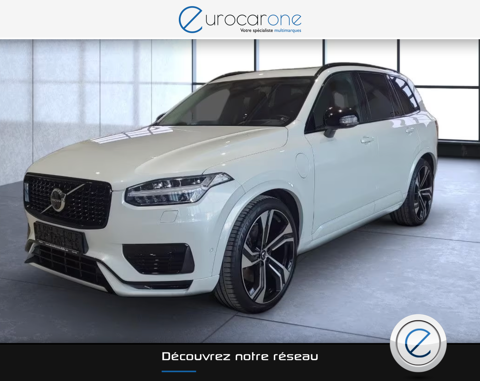 Volvo XC90 T8 Ultimate Dark 455 ch - 7 places - Cam&eacute;ra 360 - Attache re 2023 occasion Lyon 69007
