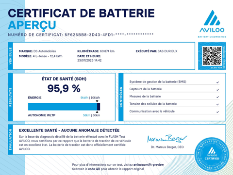 DS3 E-TENSE 225 PERFORMANCE LINE + AUTO 2023 occasion 38550 Saint-Maurice-l'Exil