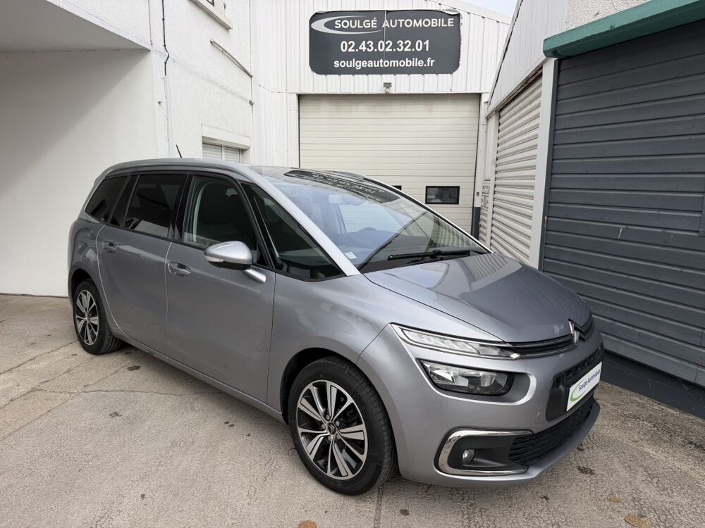 Grand C4 Spacetourer PureTech 130 Business + -MOTEUR REFAIT EN CONCESSION CITROE 2018 occasion 53210 Soulg&eacute;-sur-Ouette