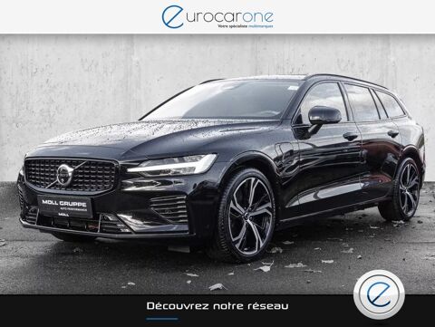 Volvo V60 PHEV T6 Ultra Dark 398 ch Attelage Bowers Wilkins Toit ouvra 2025 occasion Lyon 69007