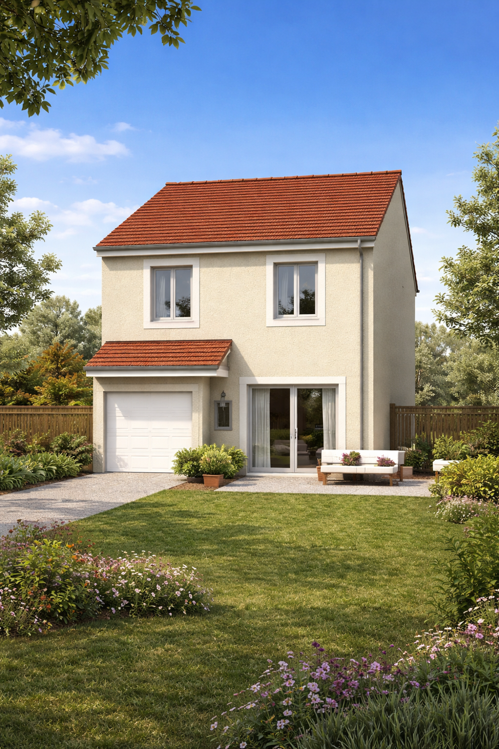 Vente Maison MAISON 4 PIÈCES AVEC JARDIN + GARAGE – HOUDAN – LIVRAISON 1T2028 Houdan