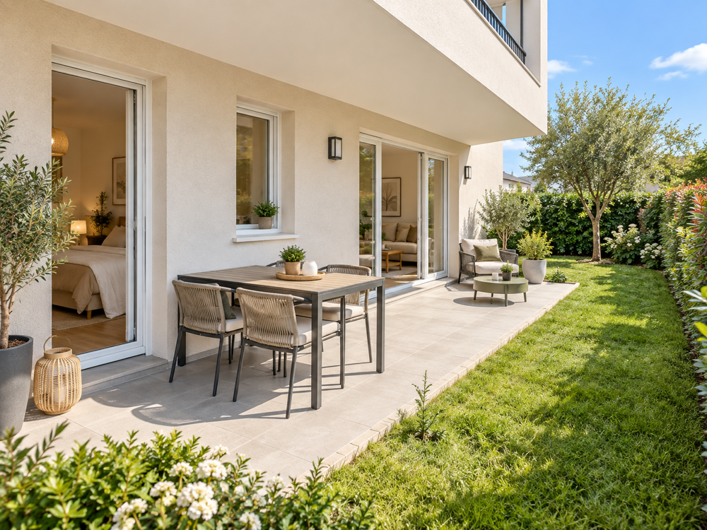 Vente Appartement NOUVEAUTE A L'ENTREE DE TALANT - SUPERBE T3 EN REZ DE JARDIN - EXPO SUD/EST Talant