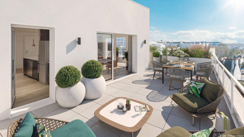 Vente Appartement OPPORTUNITE : Grand Type 5 en DERNIER ÉTAGE avec 38 m2 de TERRASSES à la limite du GRAND LARGE ! Meyzieu