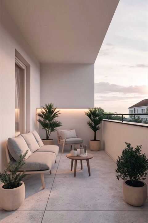   Appartement T4 : Balcon de 16m Appartement - 4 pice(s)