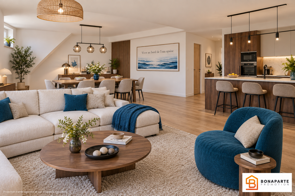 APPARTEMENT LIVRÉ ET VISITABLE  136 M²  4 CHAMBRES  TERRASSE DE 22 M² VUE MARINA