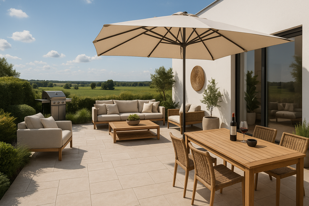 Exceptionnel T3 avec Terrasse XXL et Jardin Privatif à Rosheim