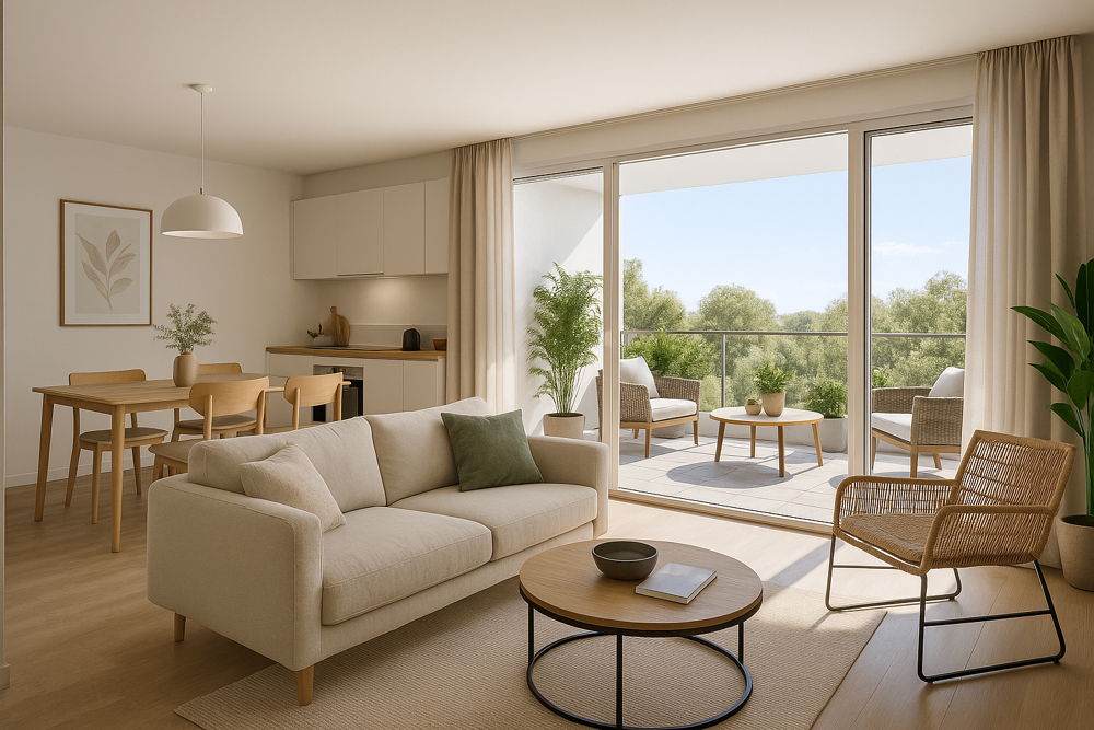 Vente Appartement PROCHE GRIFFON - GRAND 2P DE 47M² AVEC UNE BELLE TERRASSE DE 12M² Vitrolles