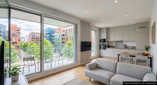 Vente Appartement T3 Lumineux avec Balcon couvert au 4e Étage – Lyon Confluence Lyon 2