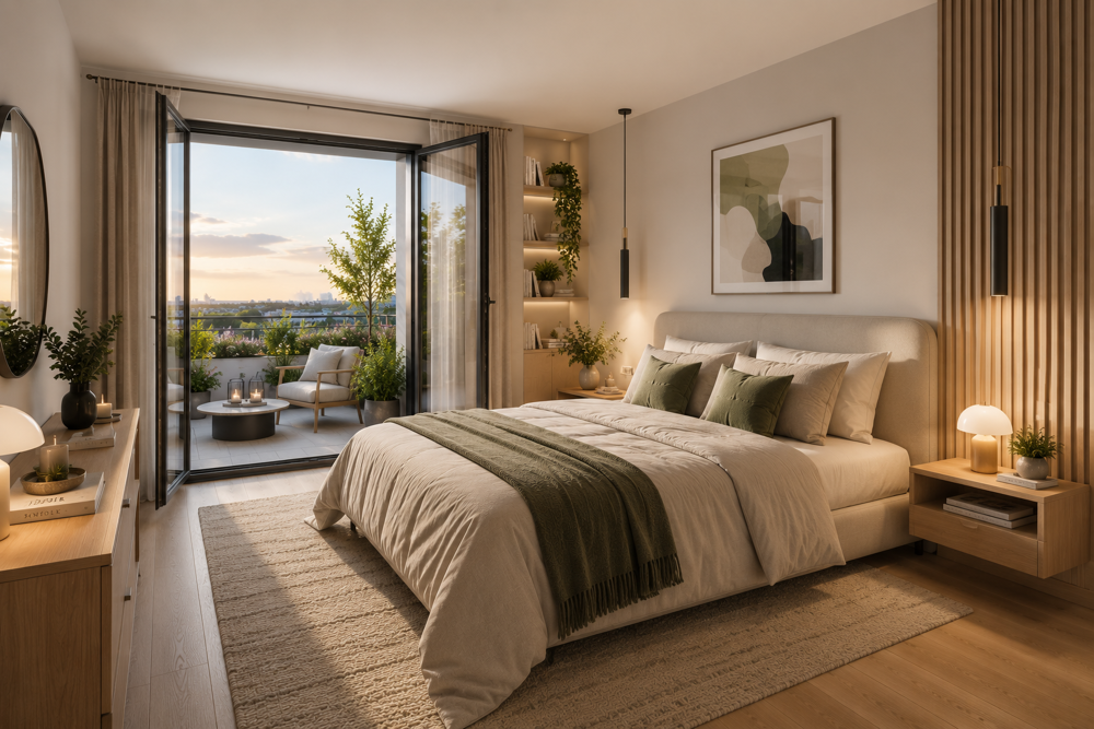 T5 96m² DERNIER ÉTAGE - PARKING - 2 TERRASSES - TVA 5.5%