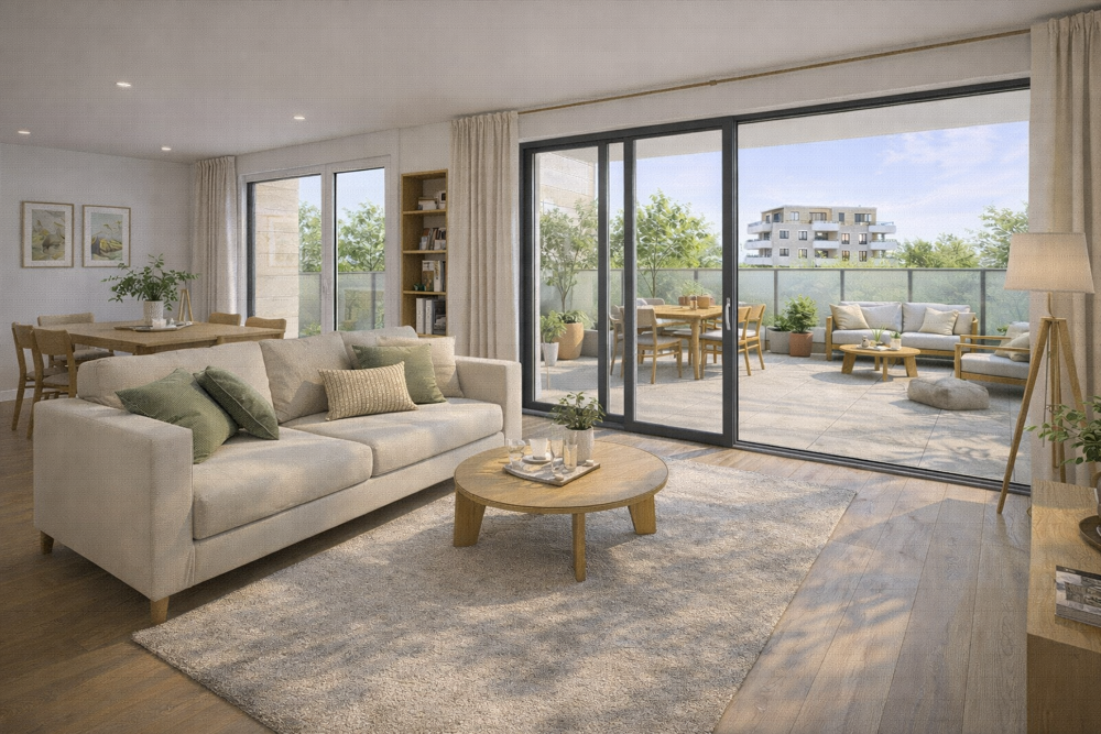 Vente Appartement T4 neuf 81m² – Grande terrasse – Quartier en plein essor Val de reuil