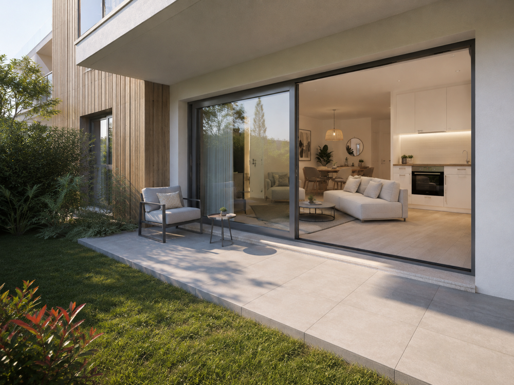 Vente Appartement T3 AVEC TERRASSE JARDIN ET PARKING Caudan