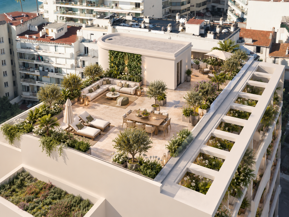Vente Appartement DERNIERE OPPORTUNITES - DERNIER ÉTAGE T4 DE 90M² AVEC 167M² DE TERRASSE & ROOFTOP PRIVATIF Antibes