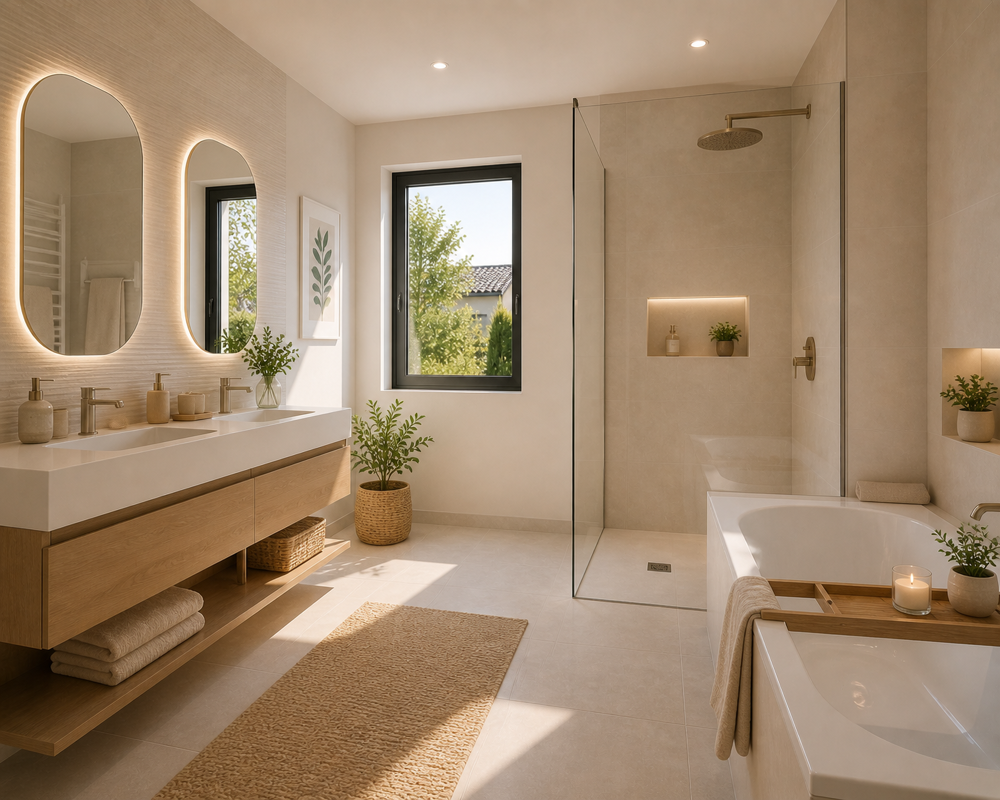 Maison 4 pièces neuve de 90m² avec une chambre en rdc et garage à Gardanne