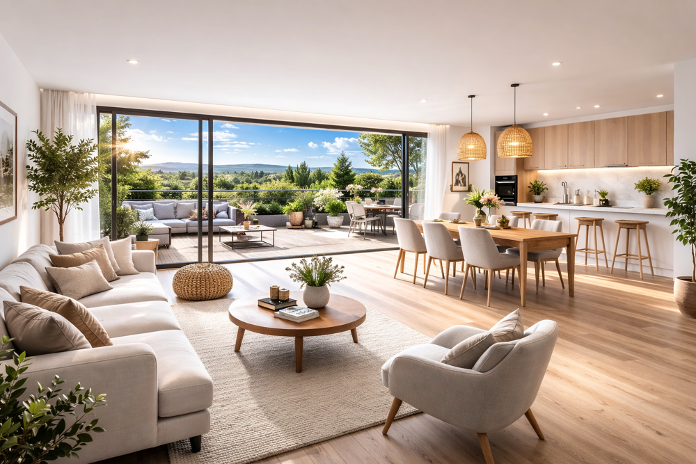 Vente Appartement CENTRE ROGNES - SUPERBE T4 DE 85m² + GRANDE TERRASSE 45m² AVEC VUE DEGAGEE Rognes