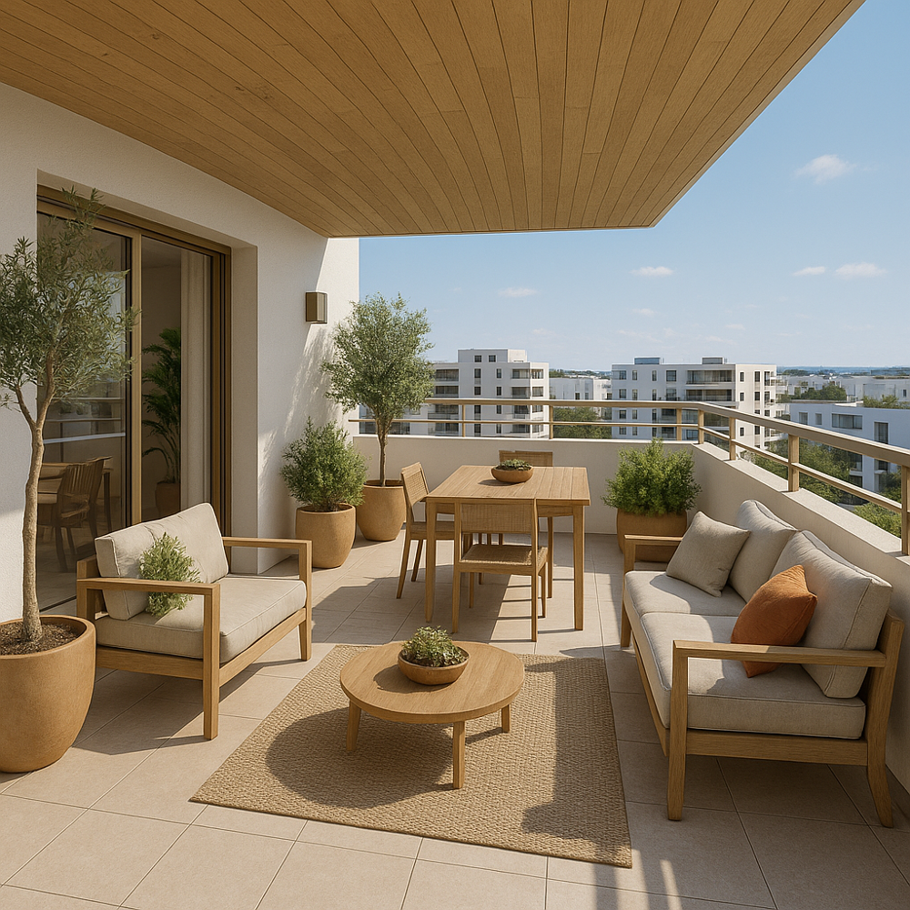 DERNIER ETAGE PRES D'ARENES - BEAU T2 40M² + TERRASSE 15M²