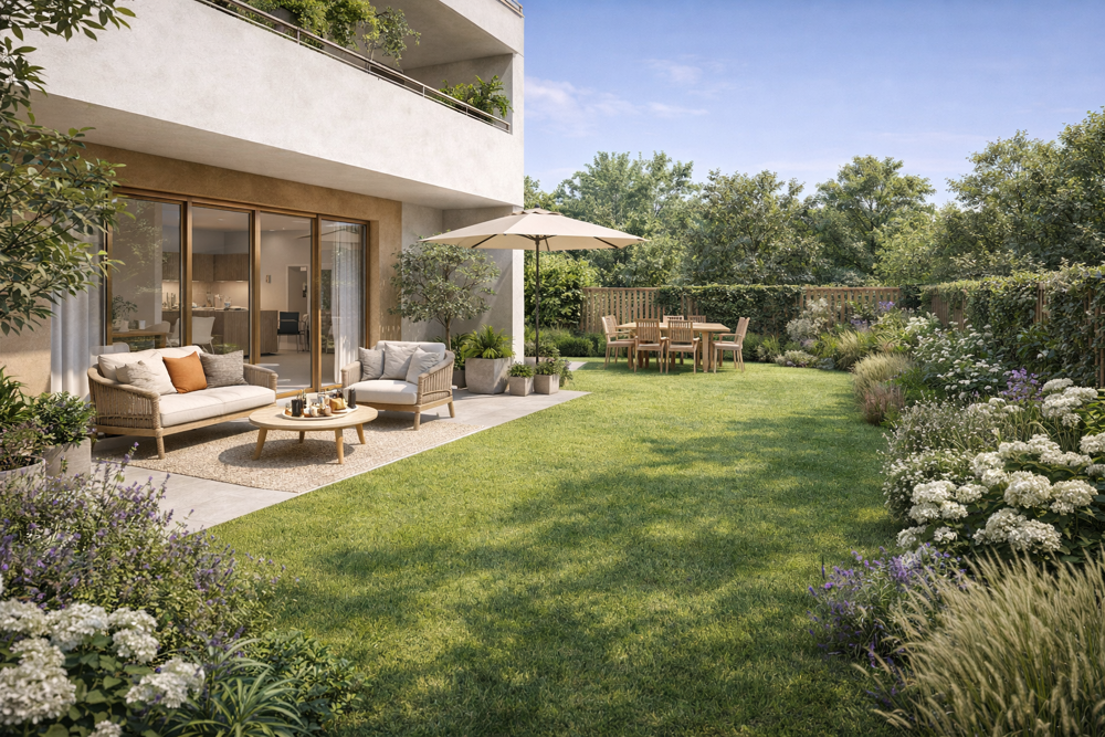 Vente Appartement MAGNIFIQUE JARDIN POUR CE SPACIEUX T3 AU COEUR DU QUARTIER SAINT-ANNE ! Marseille 8