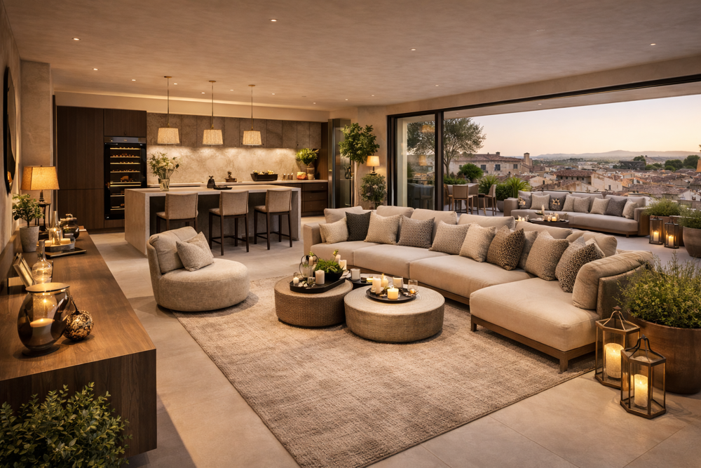 A 5MIN DU COURS MIRABEAU- DERNIER ETAGE - 5P DE 140M² AVEC TERRASSE DE 30M²