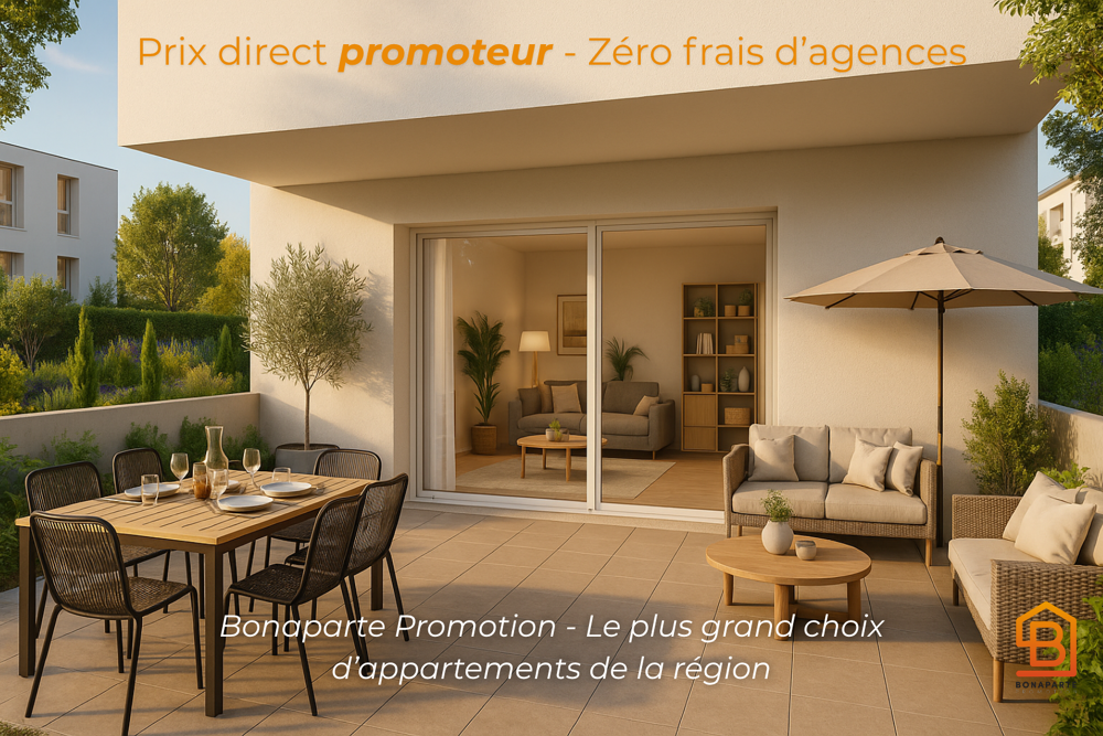 Vente Appartement NOUVEAU AGDE T4 81M² AVEC TERRASSE DE 61M² Agde