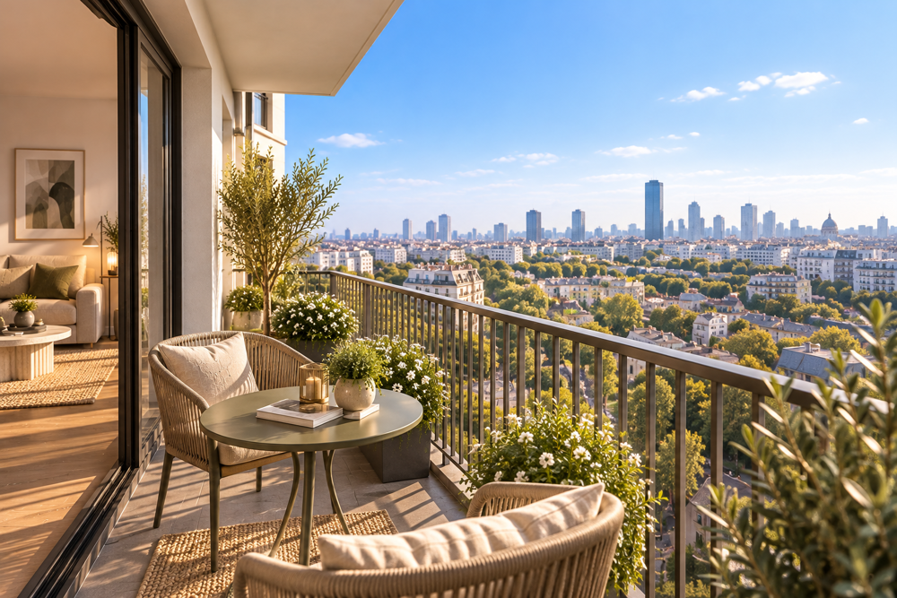 Vente Appartement T2 55m² de standing aux pieds de la ligne 14 et 15 - Balcon et parking Villejuif