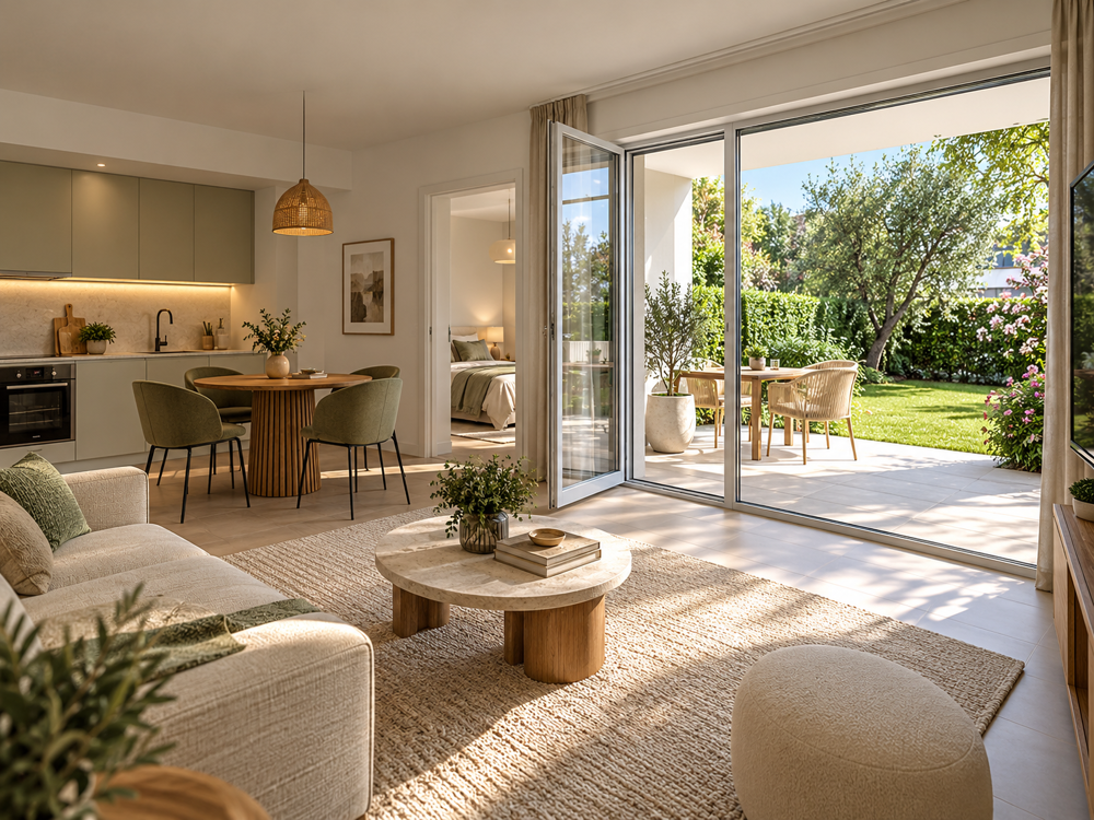 Vente Appartement .LIVRAISON RAPIDE T2 JARDIN - PRET A TAUX ZERO 0% FRAIS DE NOTAIRES REDUITS Vallauris