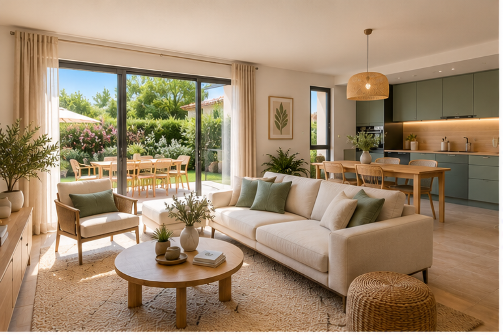 Vente Appartement LORGUES – MAISON FAMILIALE AVEC TERRASSE, JARDIN ET GARAGE Lorgues
