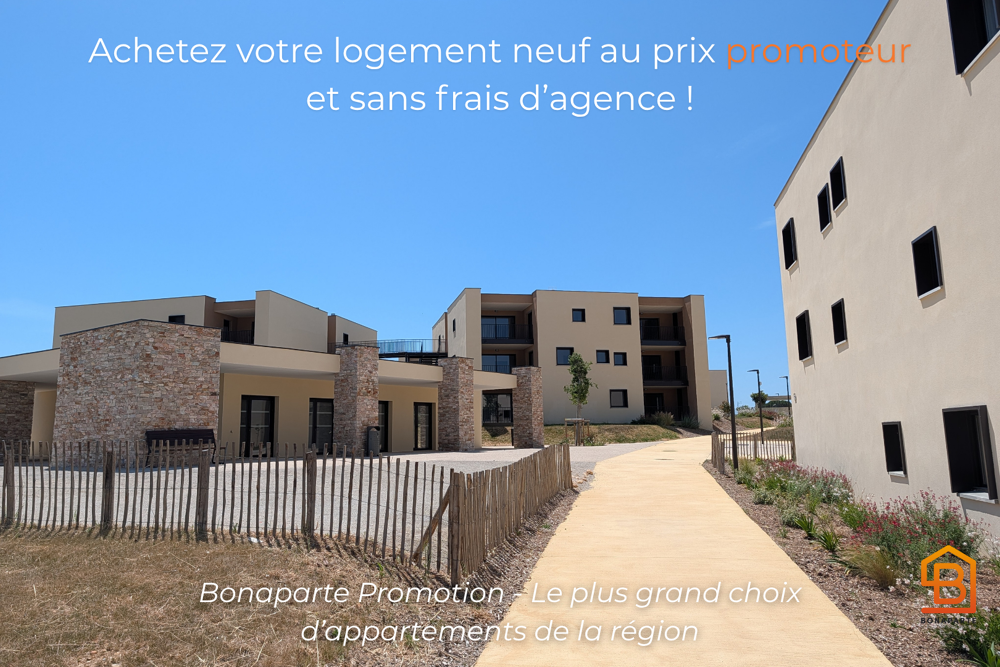 Vente Appartement SÉRIGNAN – SUPERBE T3 DE 62 M² AVEC TERRASSE – VUE DÉGAGÉE SUR LA NATURE Serignan