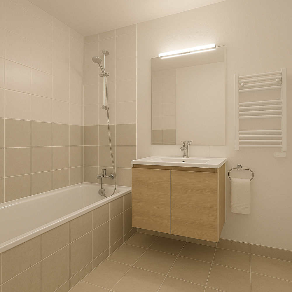 PROCHE CENTRE MONTPELLIER 2 PIECE AVEC GRANDE TERRASSE